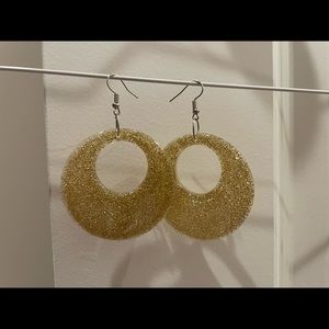 Gold Sparkle Earrings